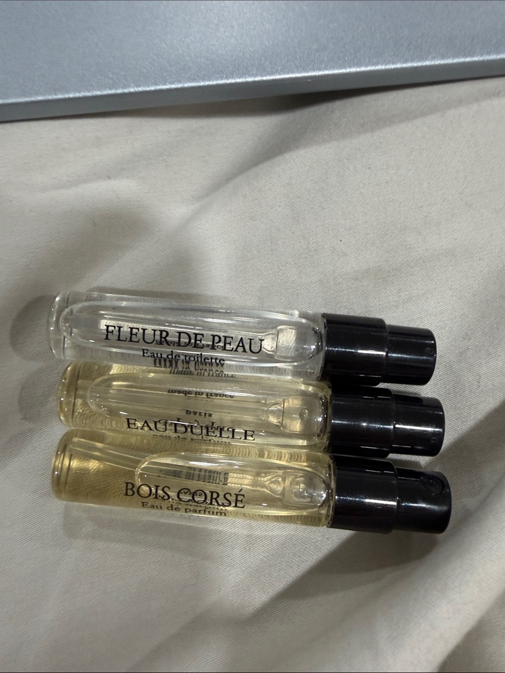 Set of 3 Diptyque perfume samples